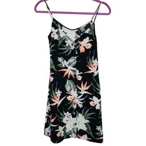H&M Divided Black floral dress
